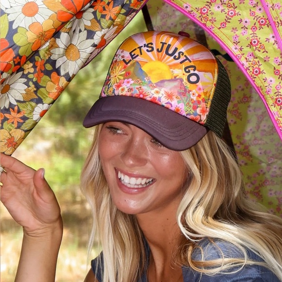 Natural Life Brown Mesh Trucker Hat - Picture 4 of 4